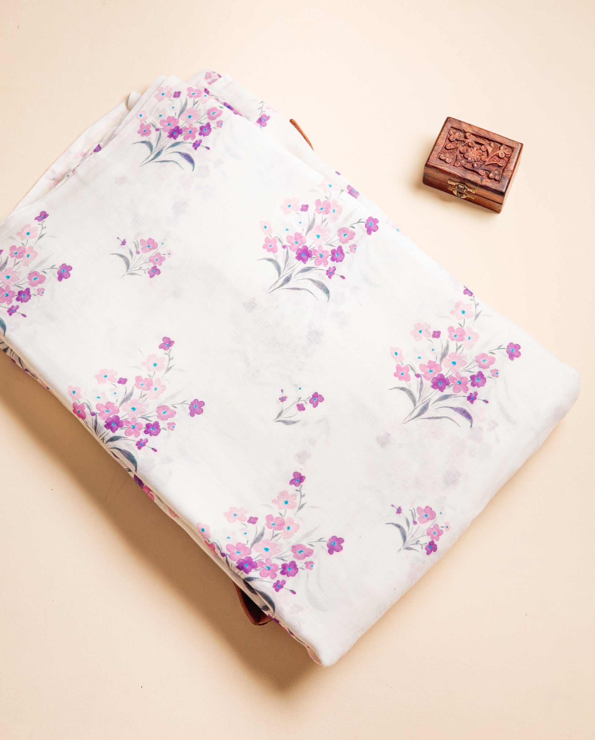 PURE LINEN PRINTED FABRIC