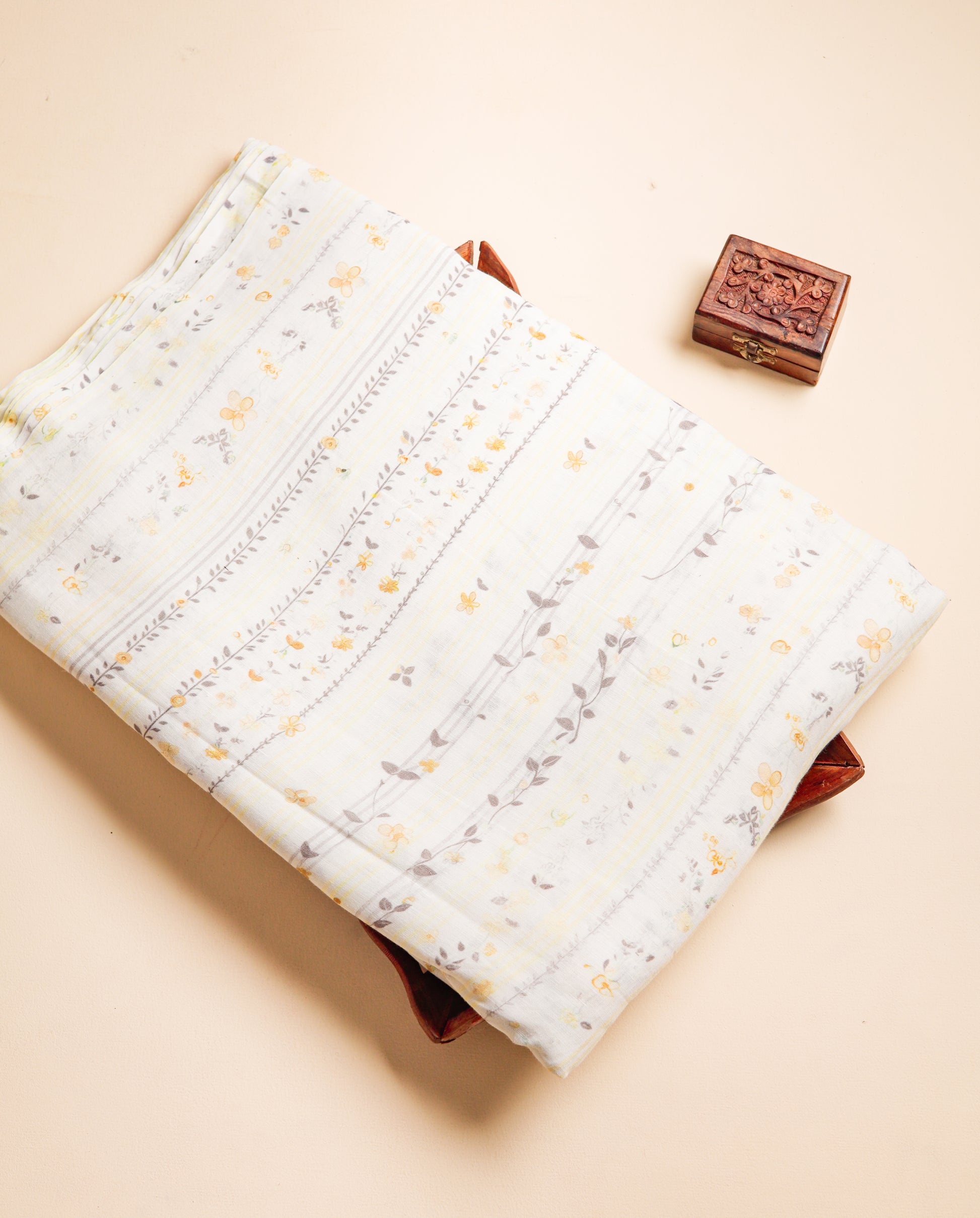 PURE LINEN PRINTED FABRIC