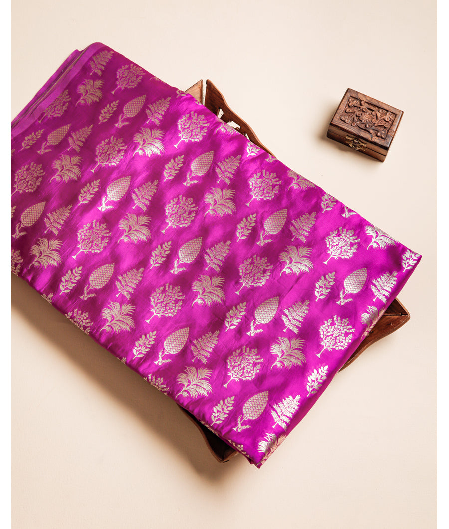 PURE HANDLOOM BANARASI KATAN SILK FABRIC