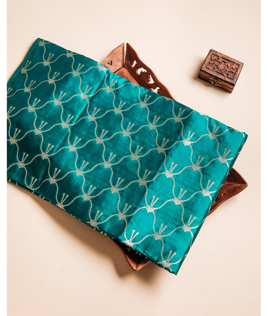 PURE HANDLOOM BANARASI KATAN SILK FABRIC