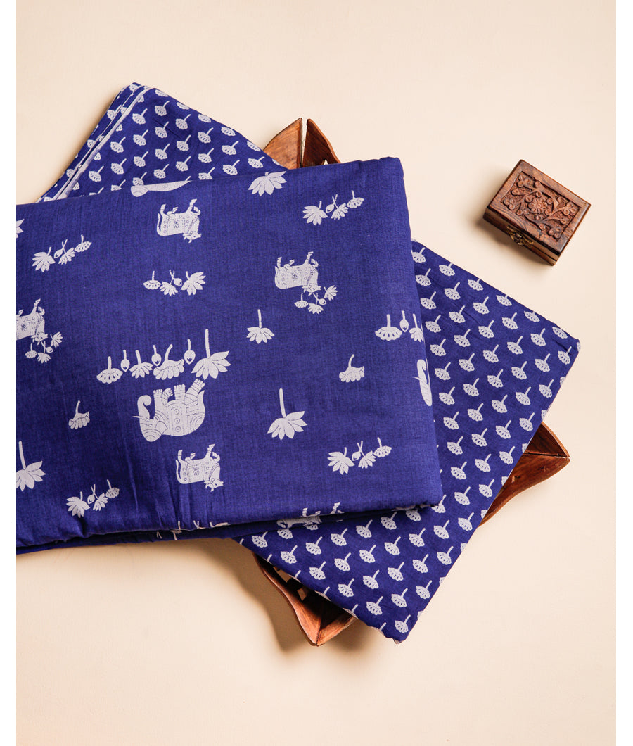 PURE MUL COTTON PICHWAI PRINTED FABRICS