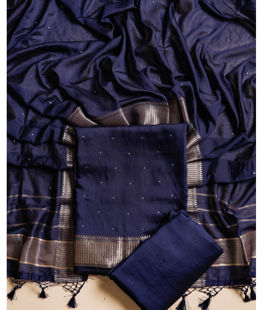 CHANDERI SILK SUIT SET