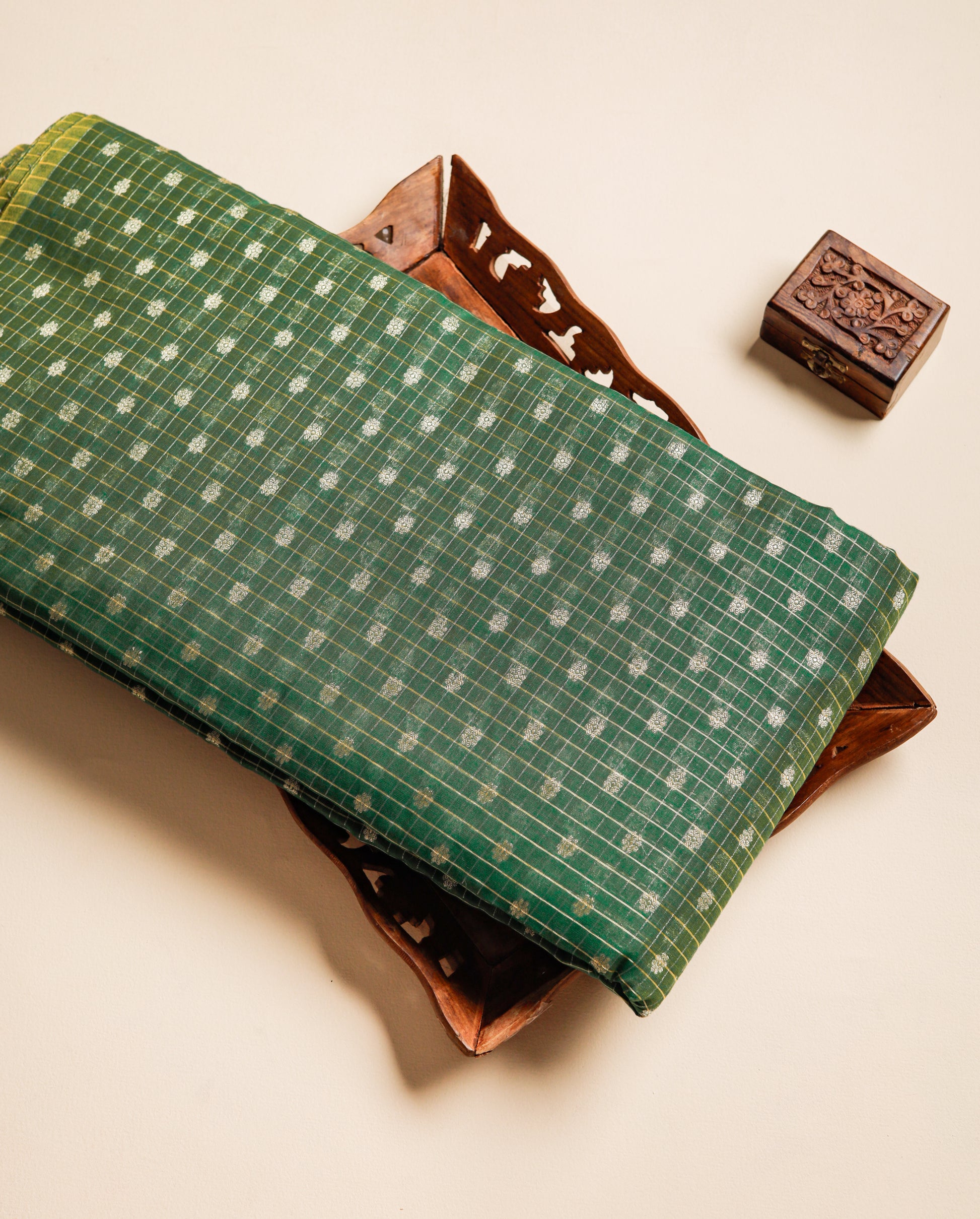 CHANDERI BUTTA FABRIC
