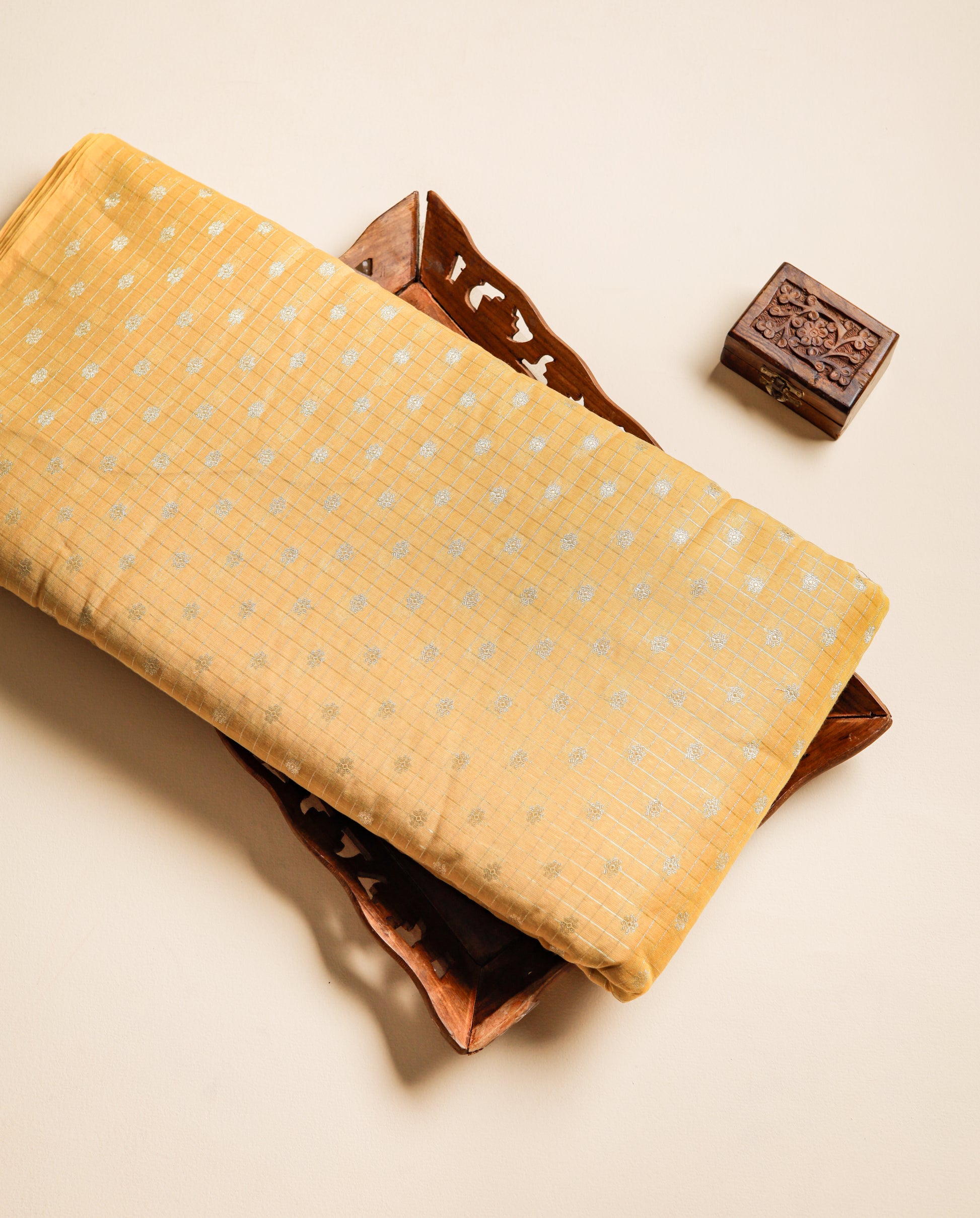 CHANDERI BUTTA FABRIC