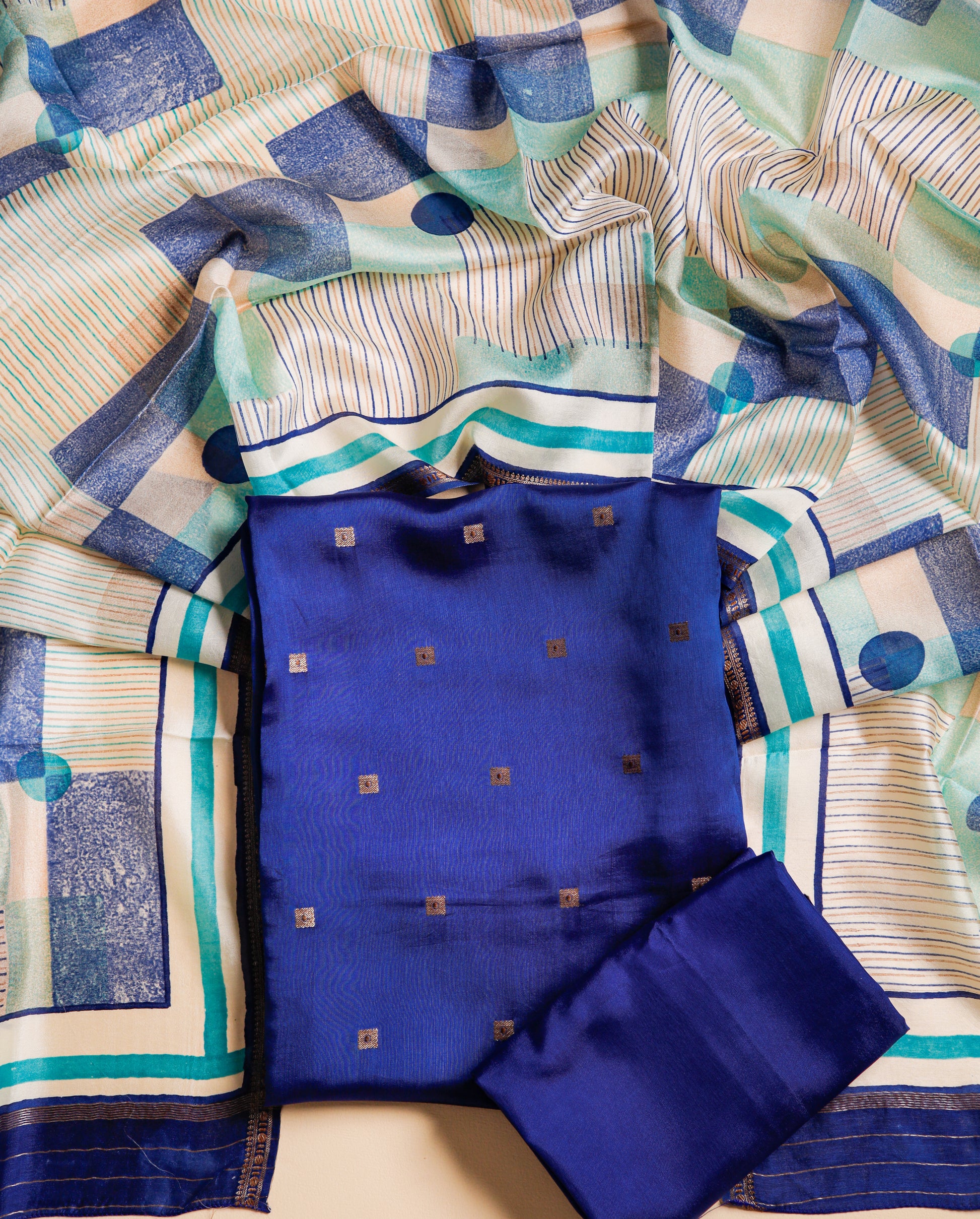 PURE BANARASI SILK SUIT SET