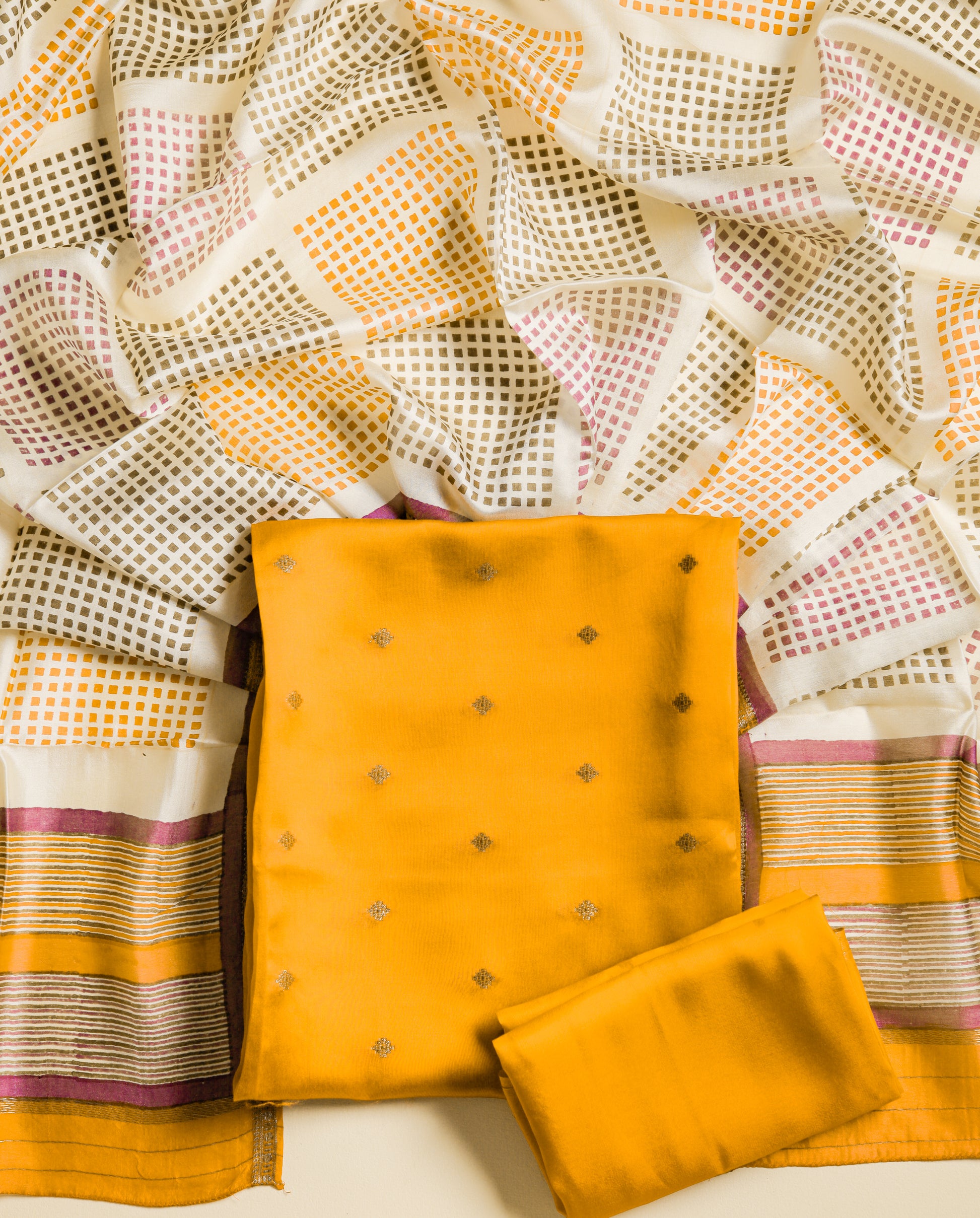 PURE BANARASI SILK SUIT SET