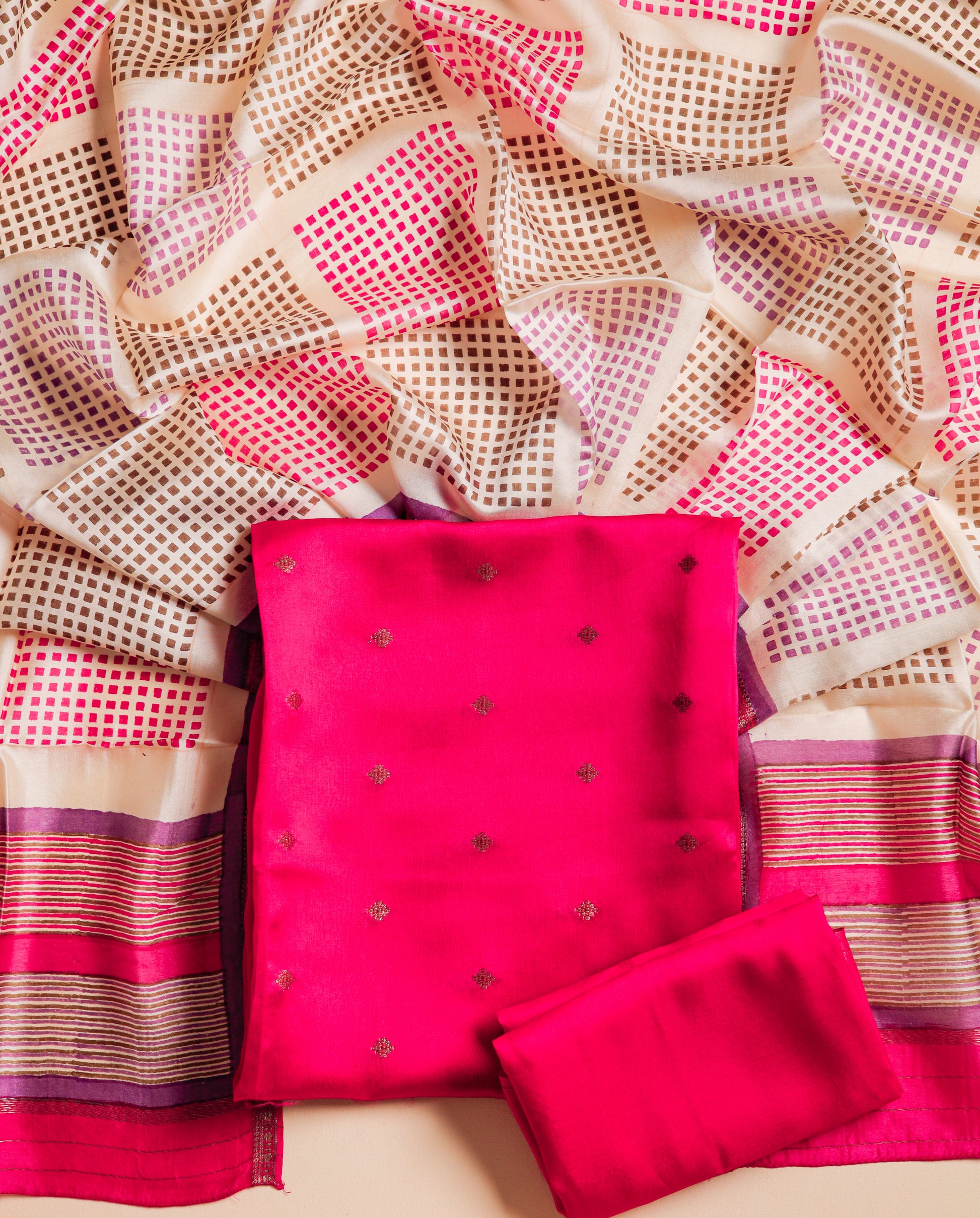 PURE BANARASI SILK SUIT SET