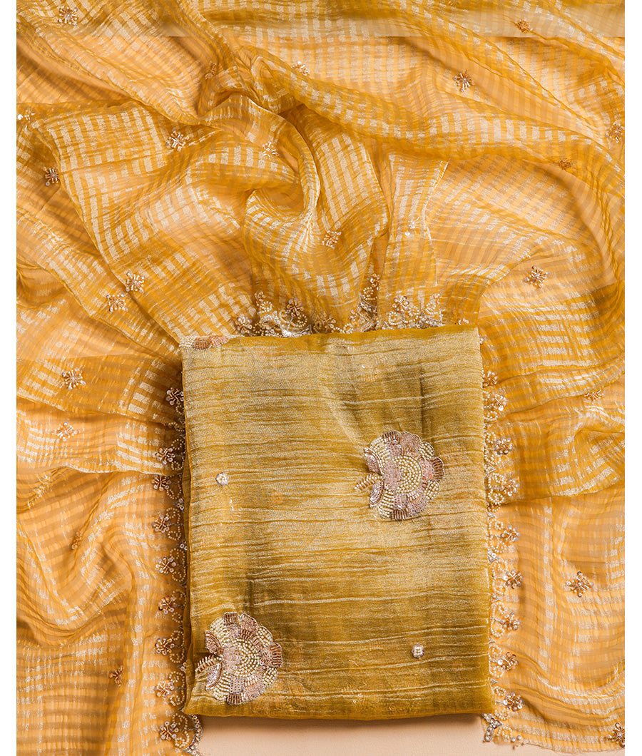 CRUSHED TISSUE SUIT SET