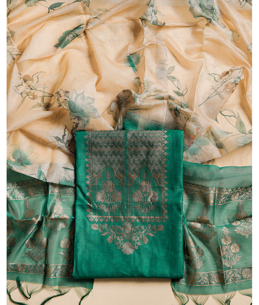 CHANDERI 2 PIECE SUIT SET