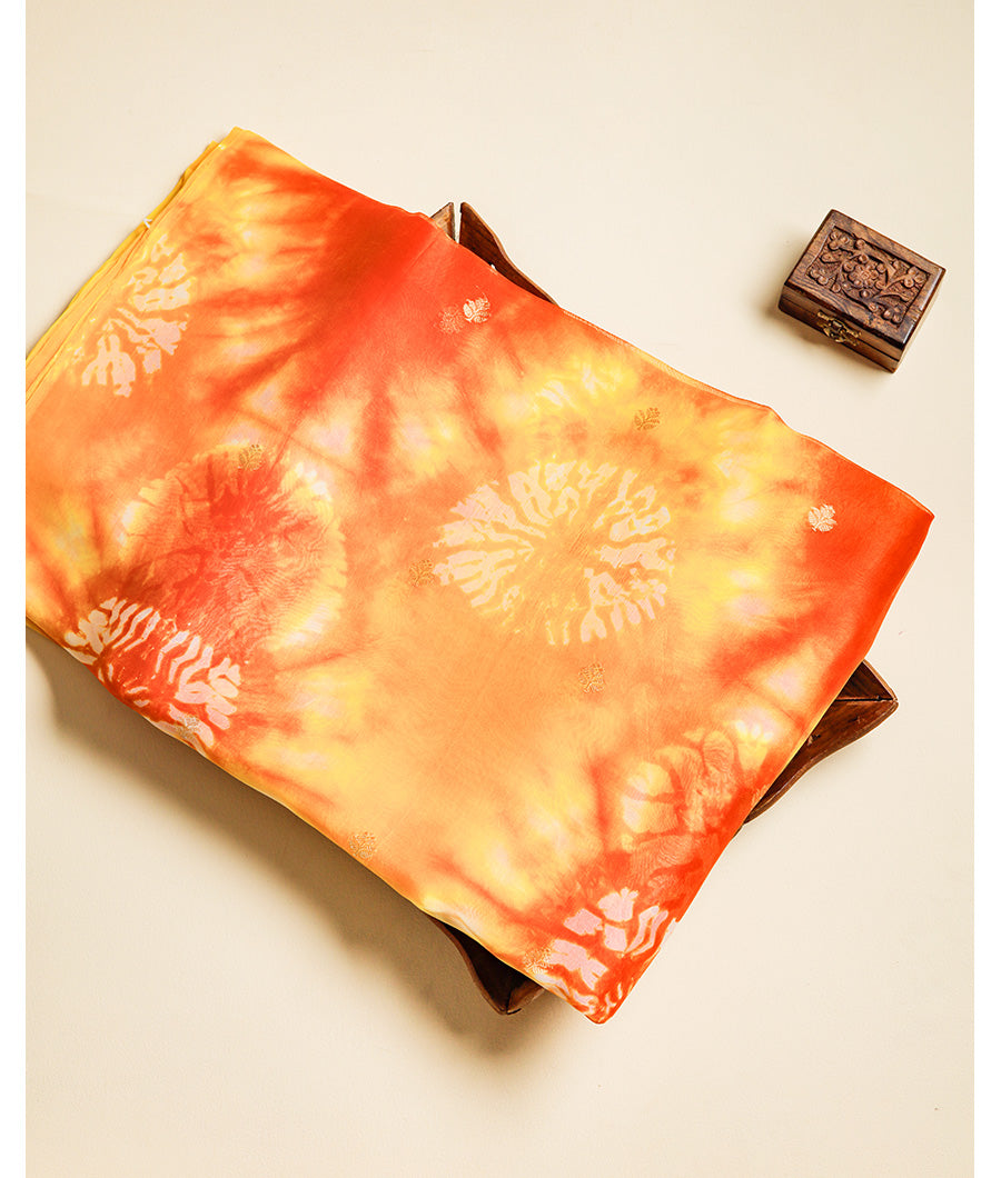 PURE ORGANZA TIE & DYE SHIBORI FABRIC