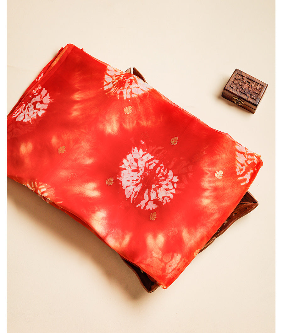 PURE ORGANZA TIE & DYE SHIBORI FABRIC
