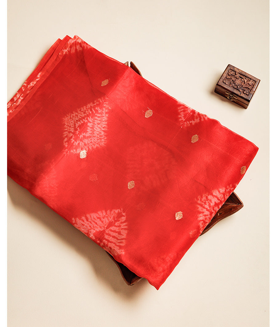 PURE ORGANZA TIE & DYE SHIBORI FABRIC