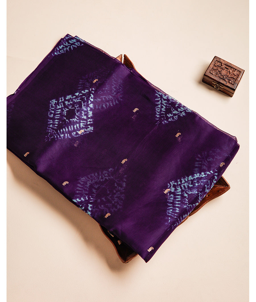 PURE ORGANZA TIE & DYE SHIBORI FABRIC