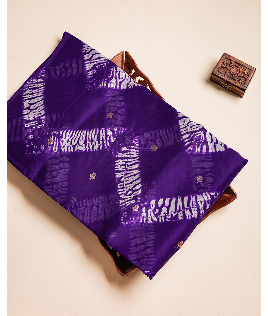 PURE ORGANZA TIE & DYE SHIBORI FABRIC