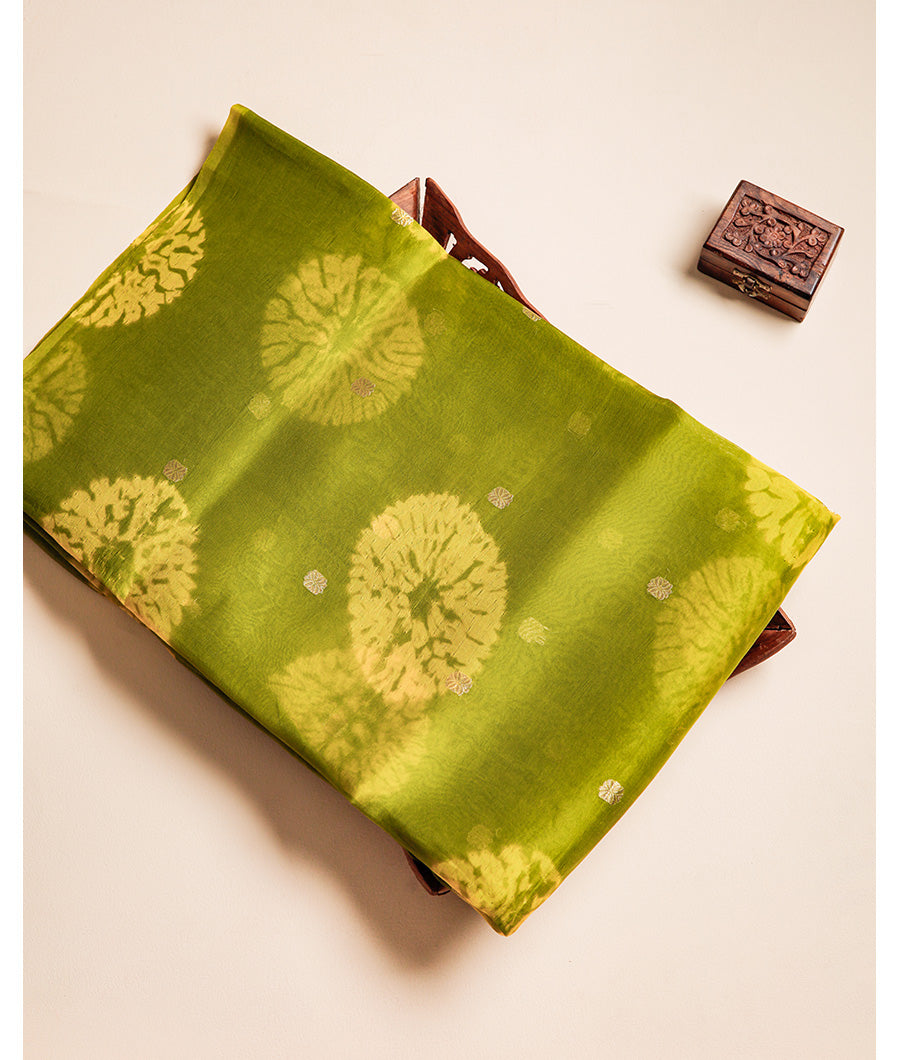 PURE ORGANZA TIE & DYE SHIBORI FABRIC