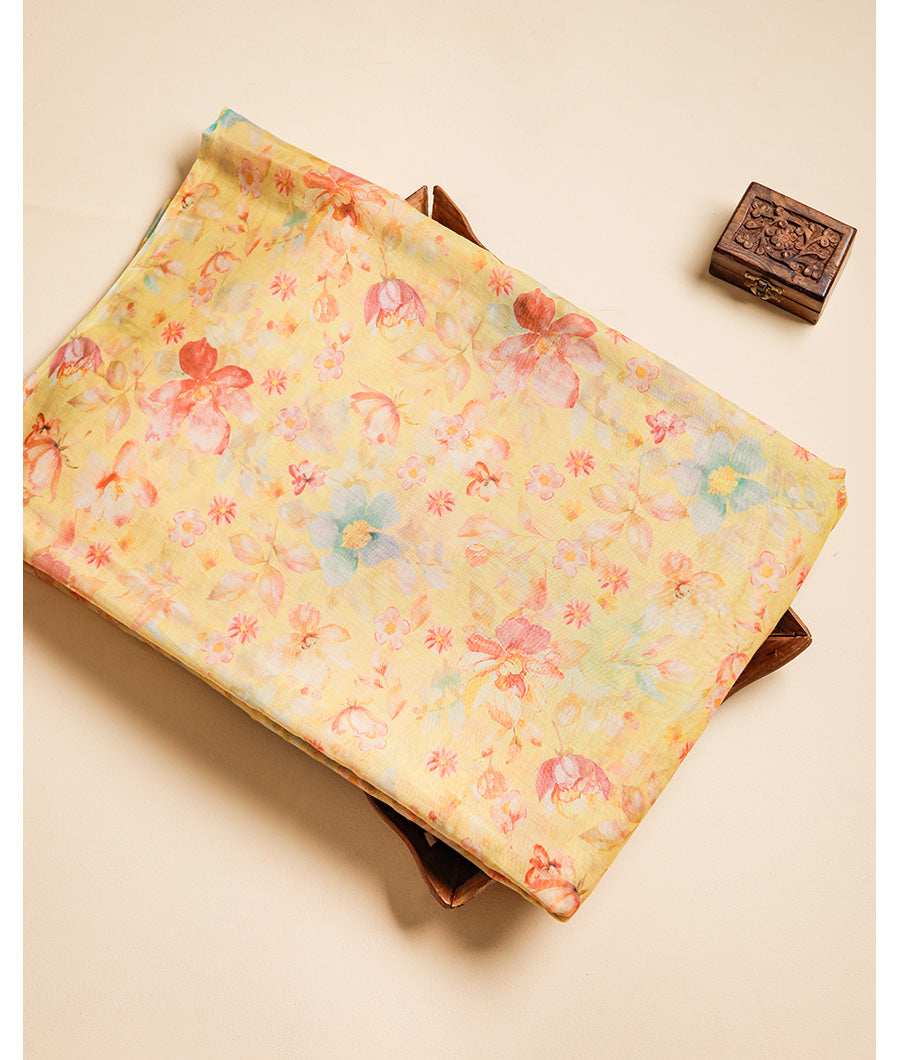 MUL CHANDERI FABRIC