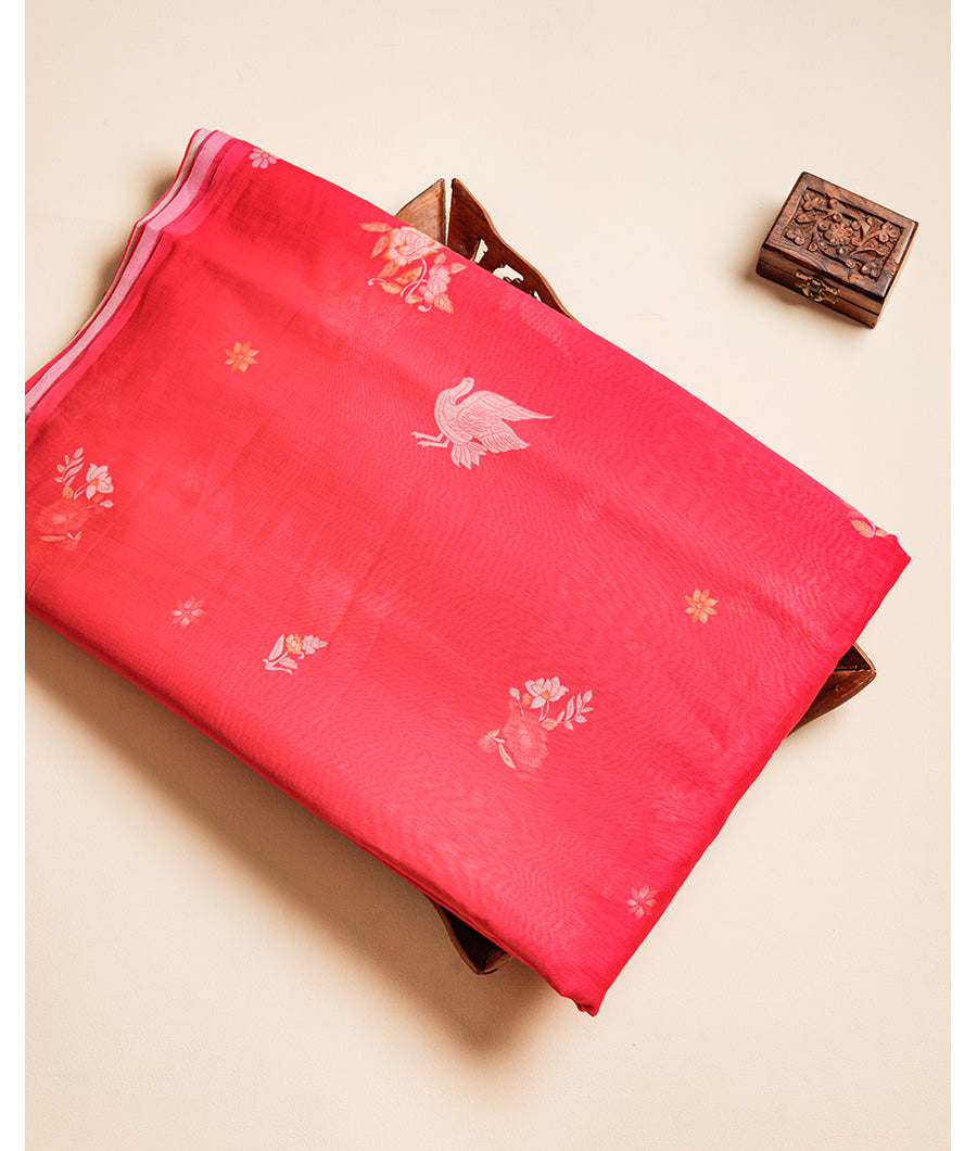 MUL CHANDERI FABRIC