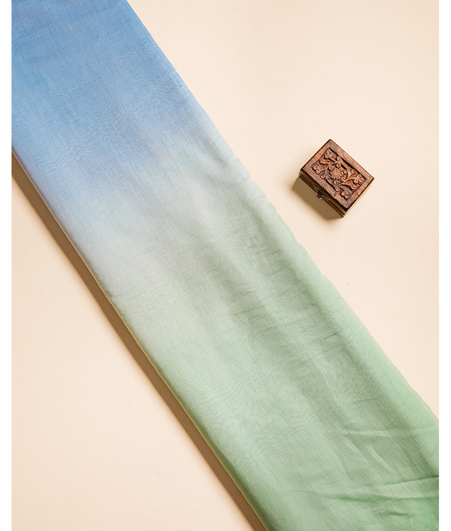 MUL CHANDERI OMBRE FABRIC