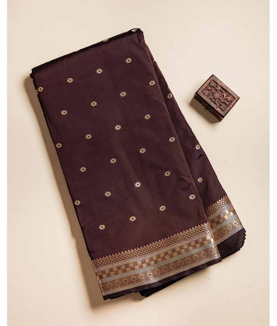 SEMI SILK BUTTA FABRIC