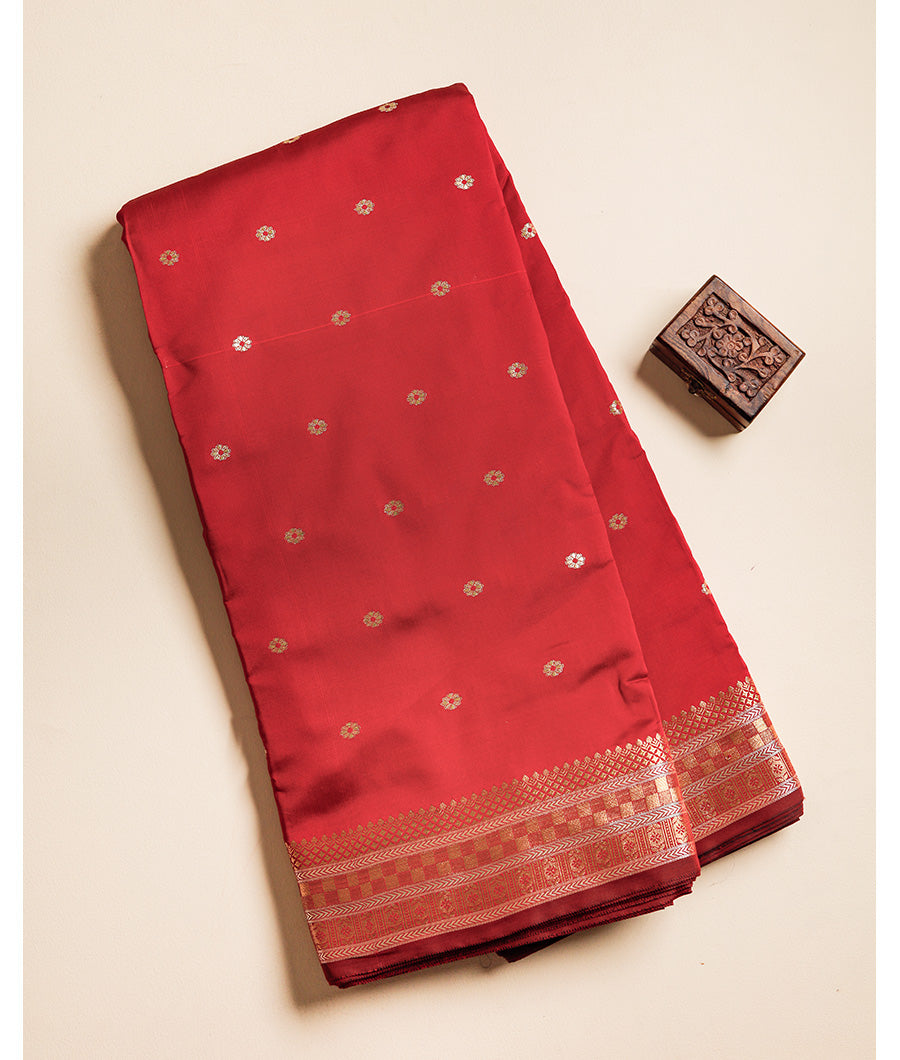 SEMI SILK BUTTA FABRIC
