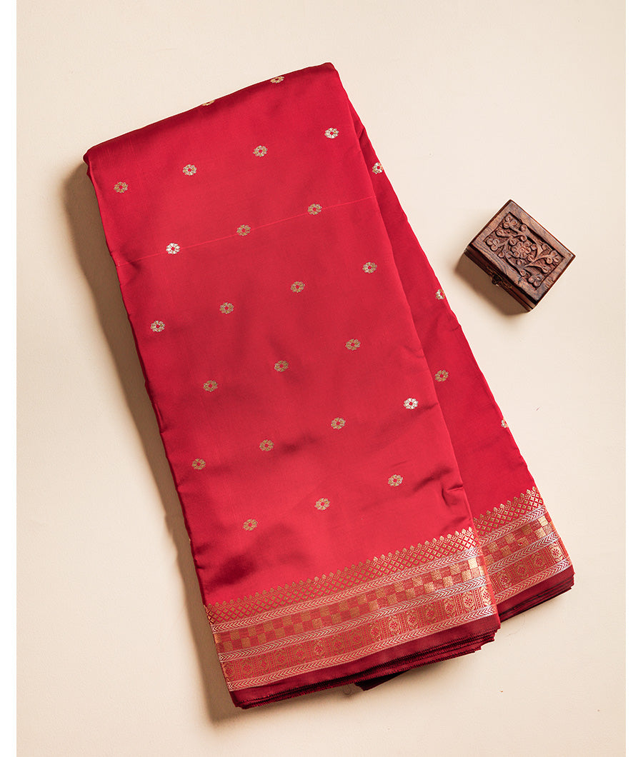 SEMI SILK BUTTA FABRIC