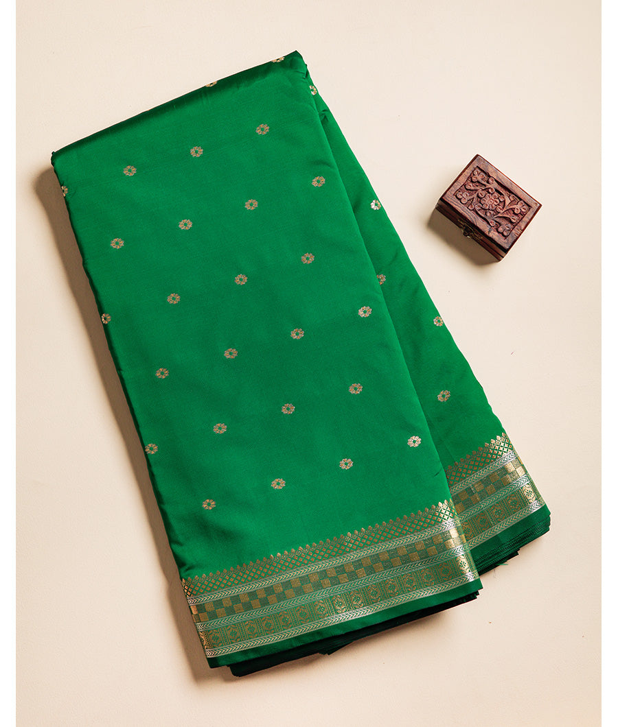 SEMI SILK BUTTA FABRIC