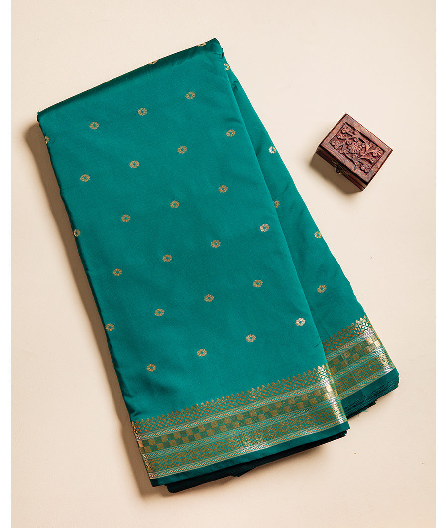 SEMI SILK BUTTA FABRIC