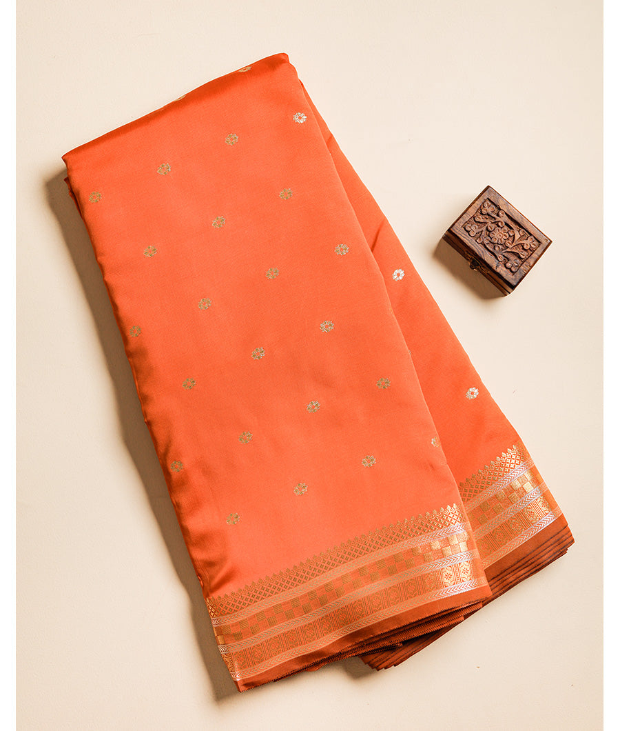 SEMI SILK BUTTA FABRIC