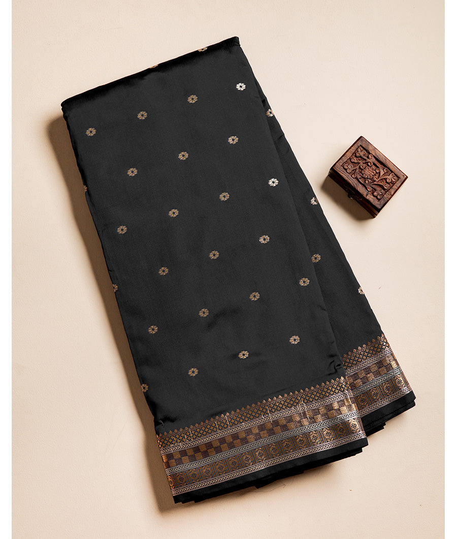 SEMI SILK BUTTA FABRIC