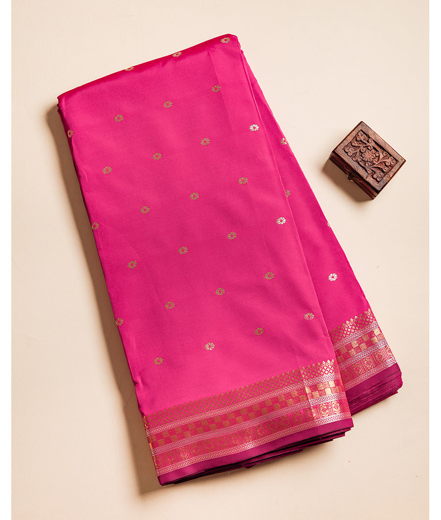 SEMI SILK BUTTA FABRIC