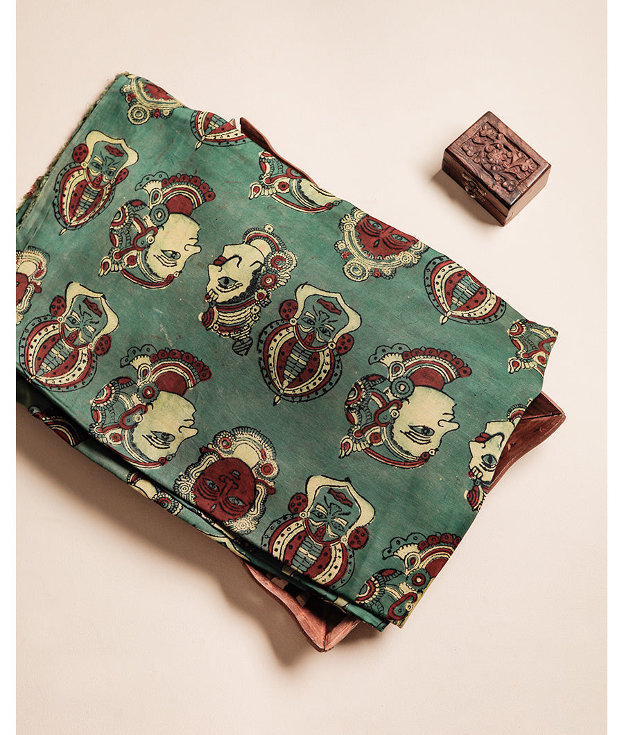 VANASPATI BLOCK PRINTED MODAL SILK FABRIC