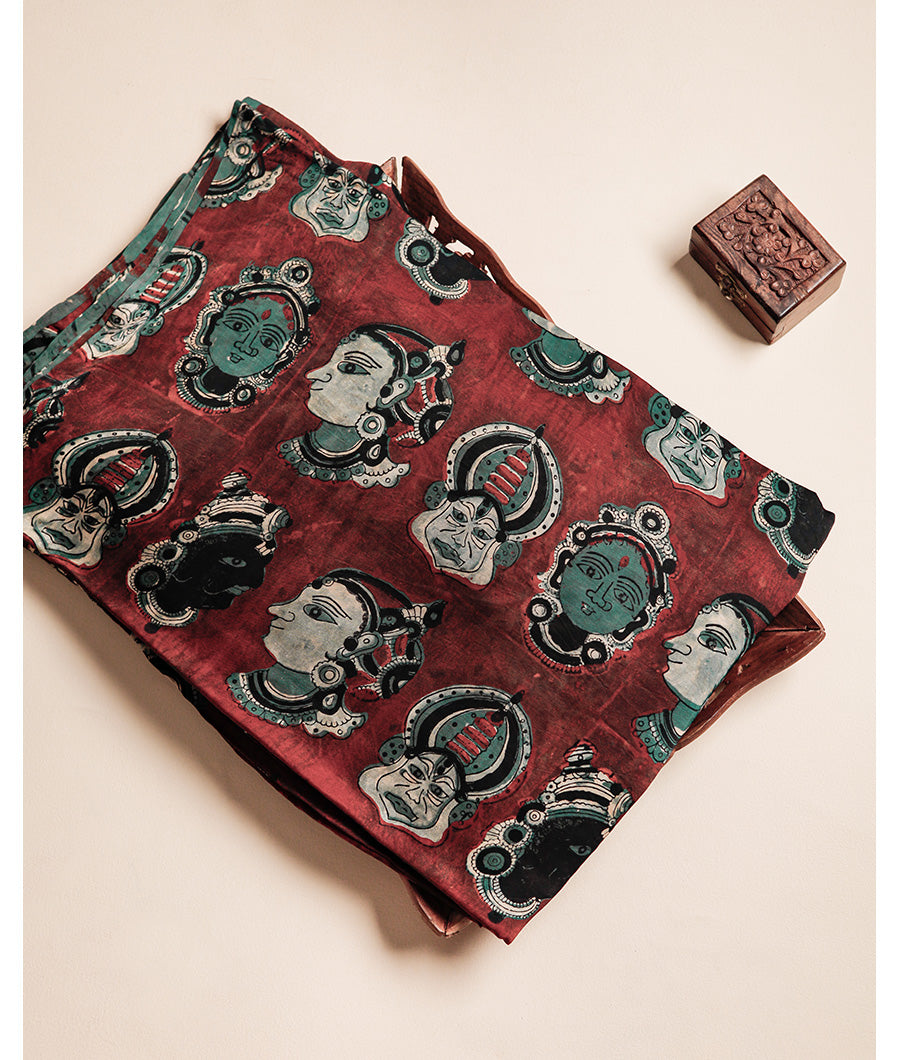 VANASPATI BLOCK PRINTED MODAL SILK FABRIC