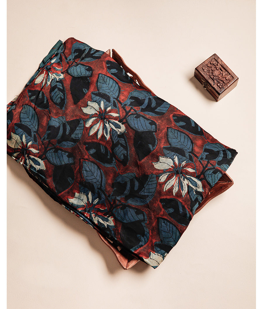 VANASPATI BLOCK PRINTED MODAL SILK FABRIC