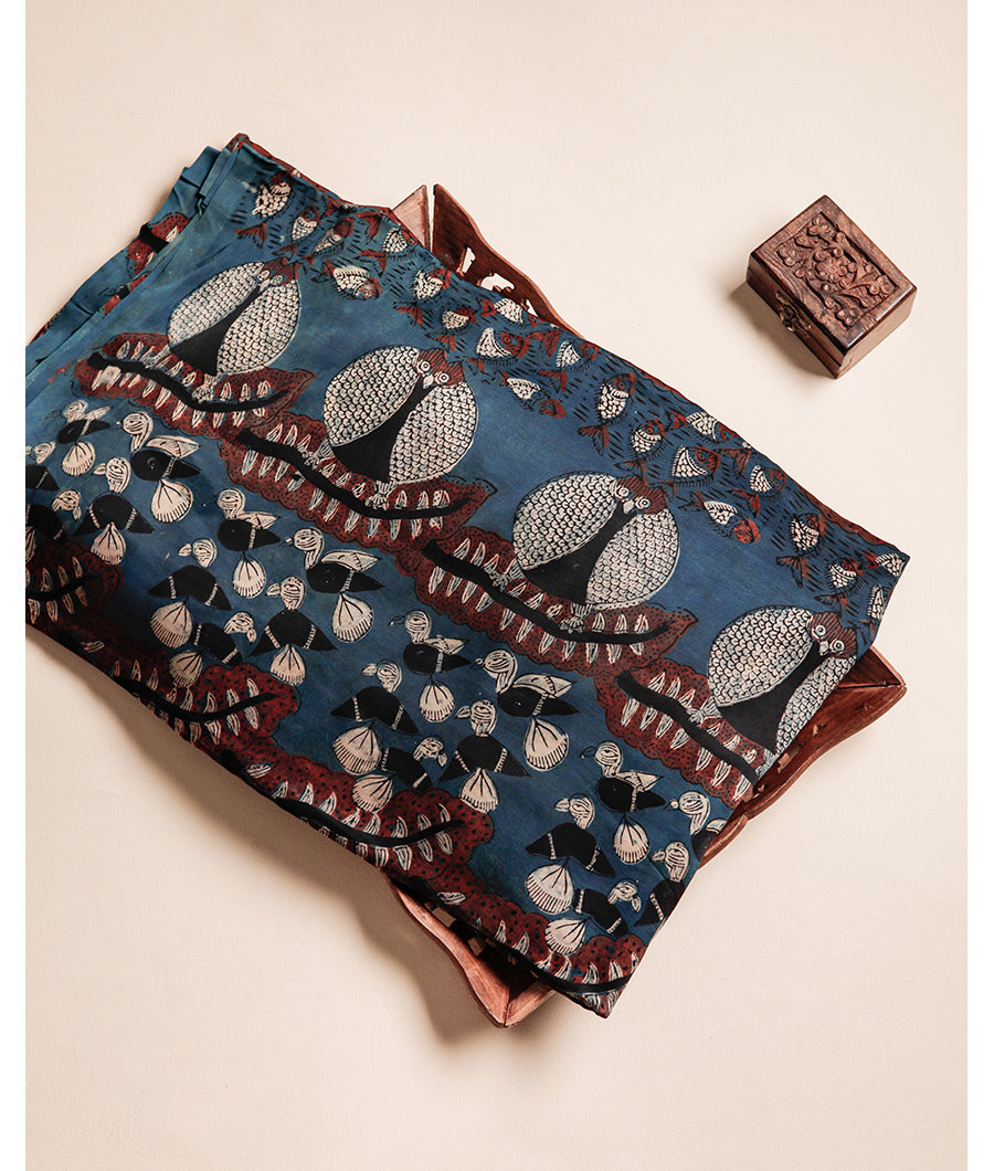 VANASPATI BLOCK PRINTED MODAL SILK FABRIC