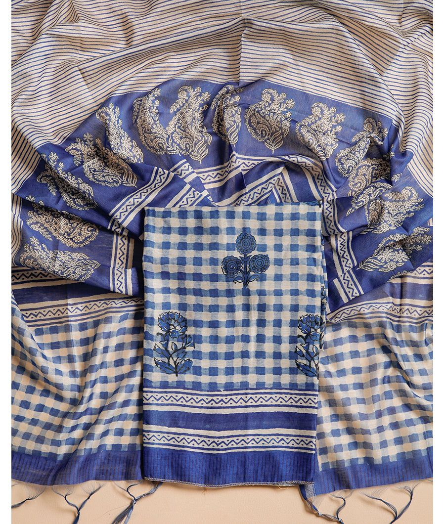 CHANDERI SILK SUIT SET