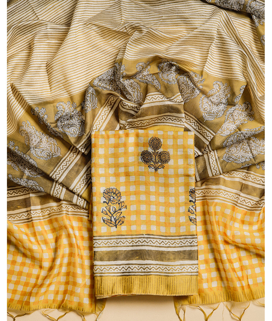 CHANDERI SILK SUIT SET