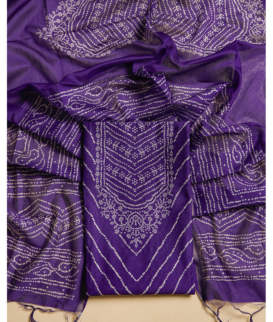 SOFT CHANDERI SUIT SET