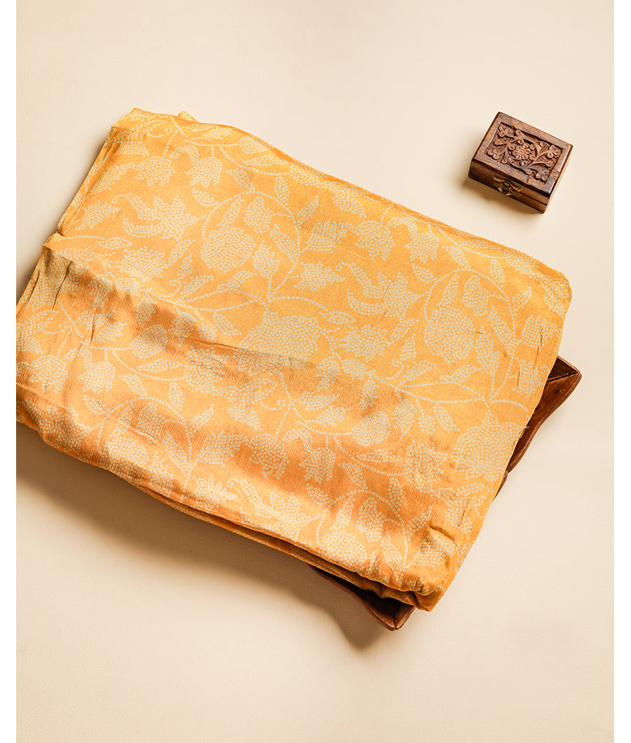 VISCOSE CHINNON BANDHANI PRINTED FABRIC