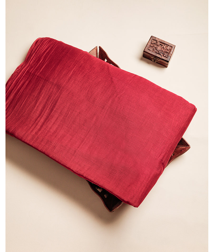 PURE MUL CHANDERI SILK 40 GRAM FABRIC