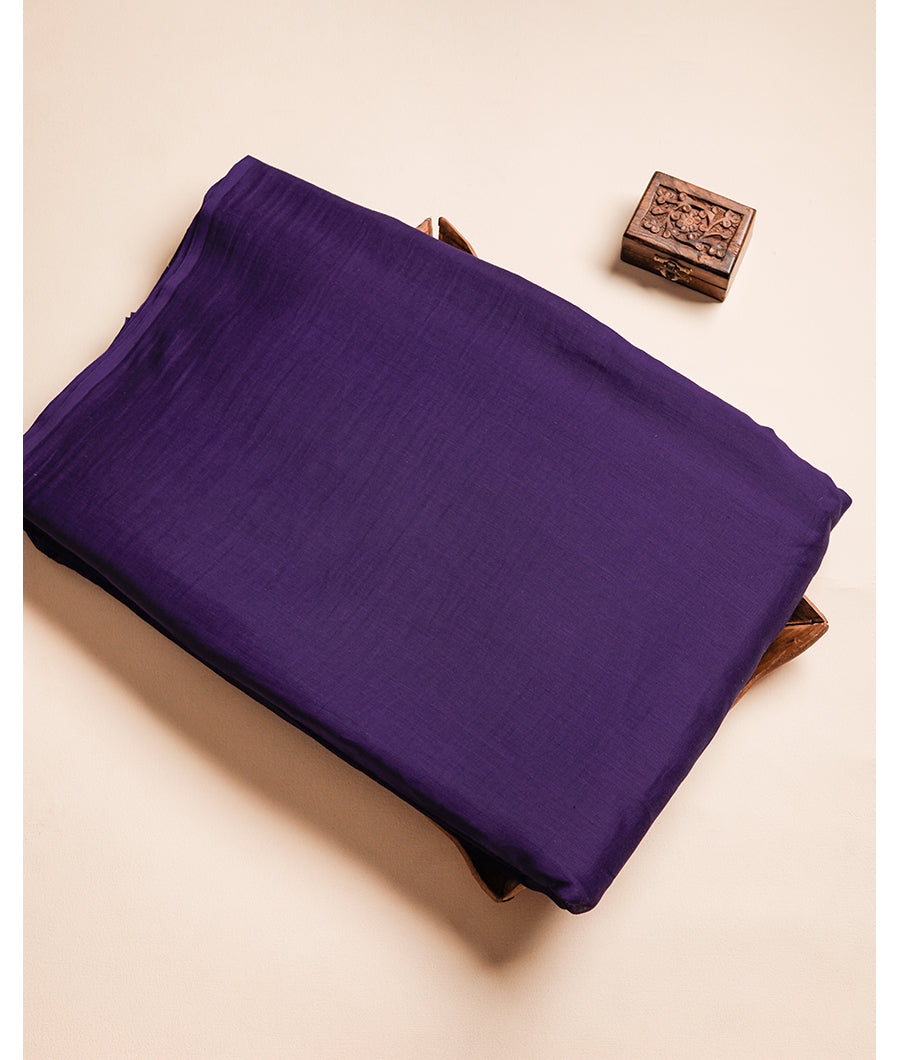 PURE MUL CHANDERI SILK 40 GRAM FABRIC