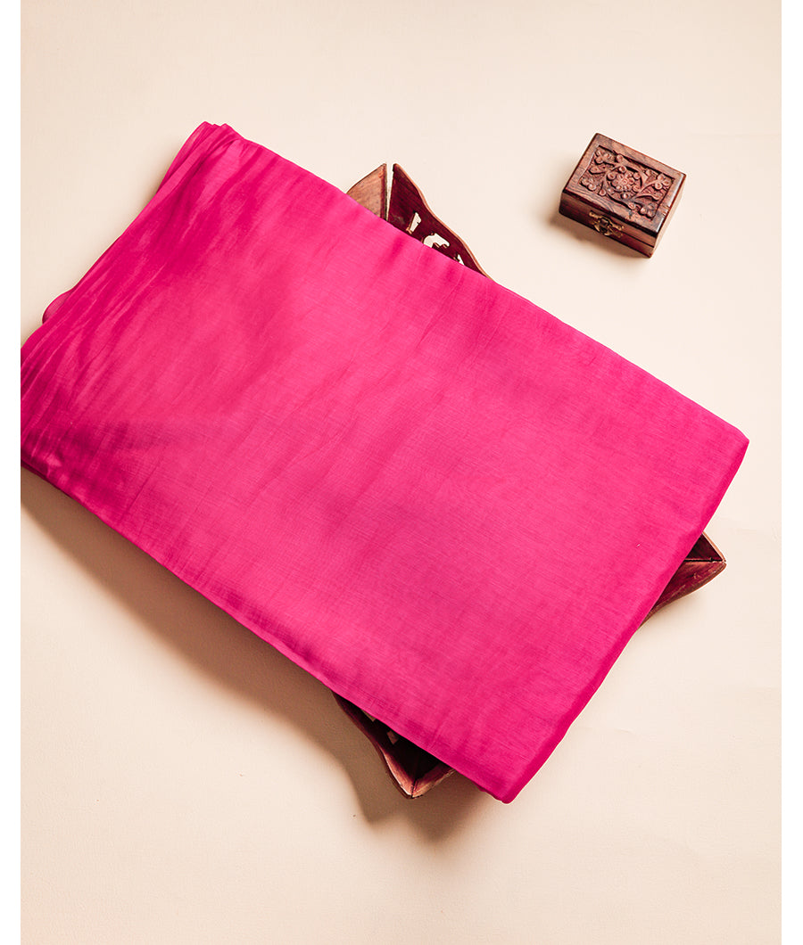 PURE MUL CHANDERI SILK 40 GRAM FABRIC