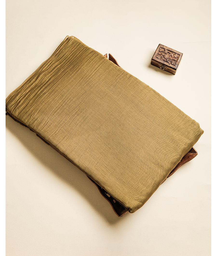PURE MUL CHANDERI SILK 40 GRAM FABRIC