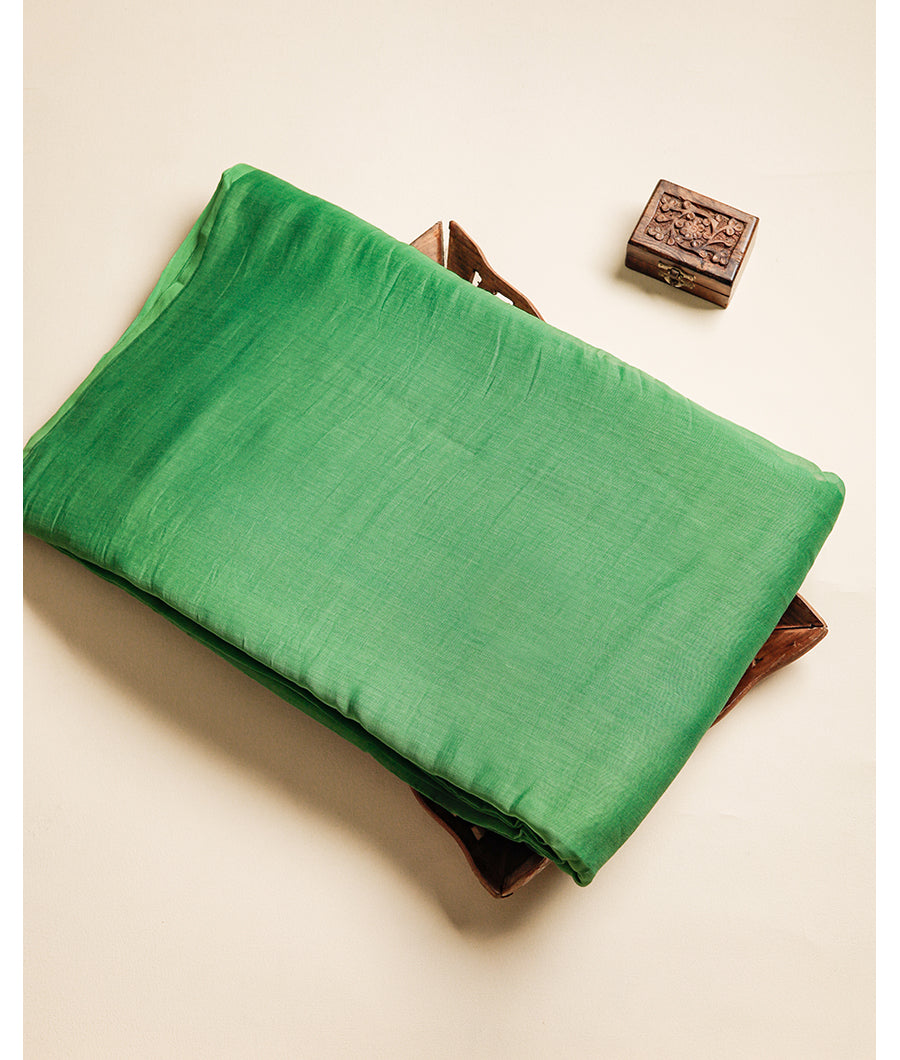 PURE MUL CHANDERI SILK 40 GRAM FABRIC