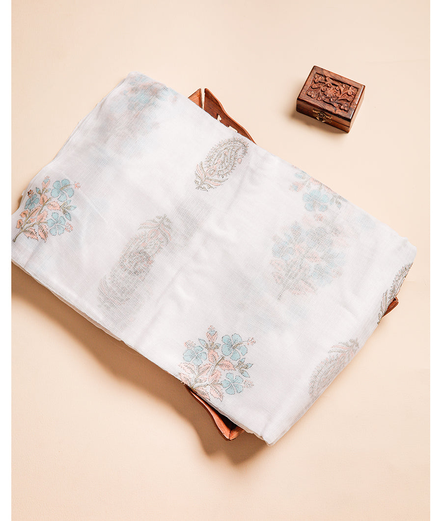 PURE KOTA HANDBLOCK PRINTED FABRIC