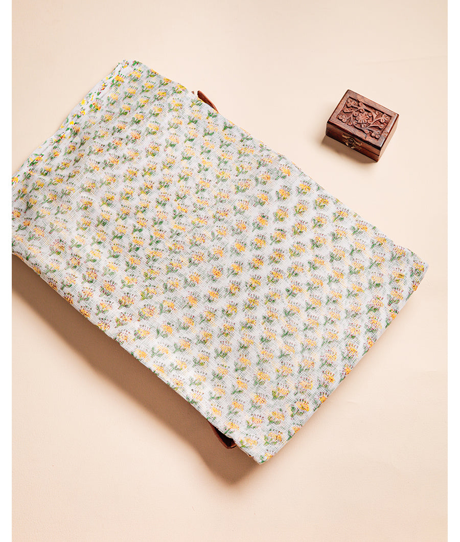 PURE KOTA HANDBLOCK PRINTED FABRIC