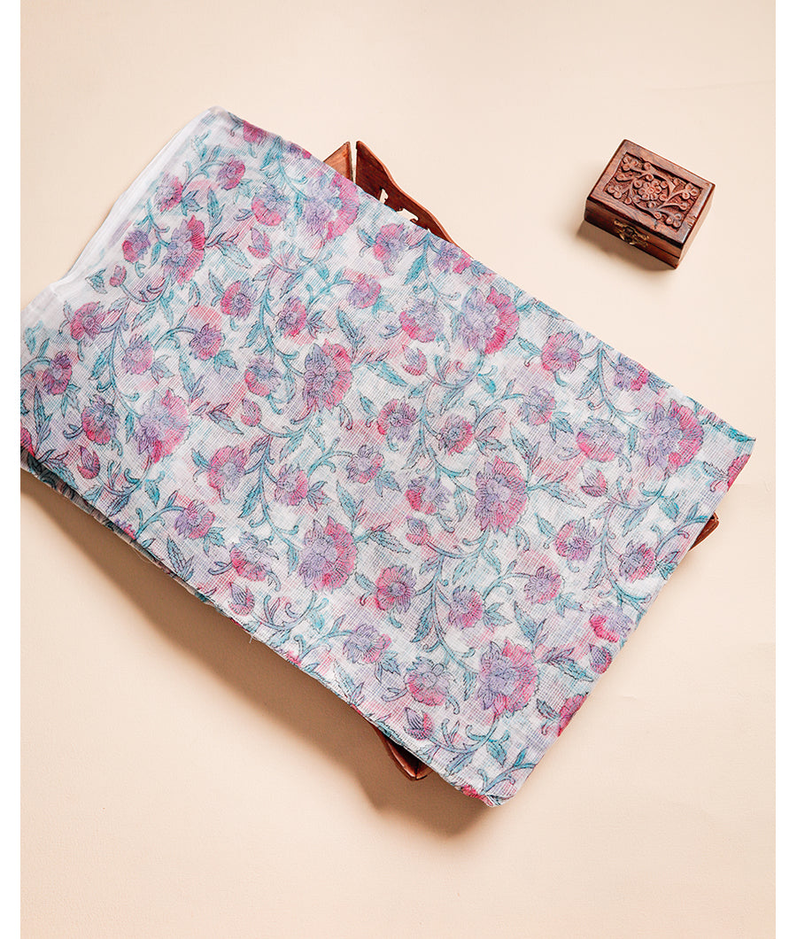 PURE KOTA HANDBLOCK PRINTED FABRIC
