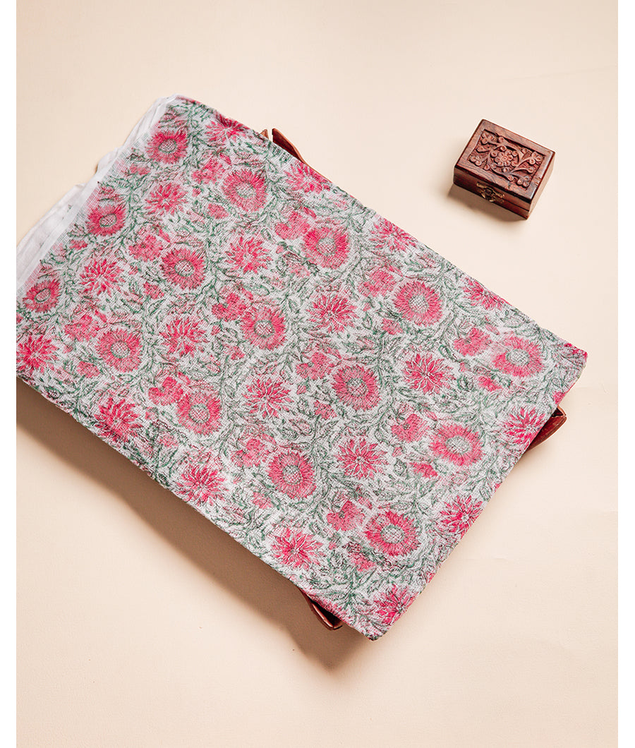PURE KOTA HANDBLOCK PRINTED FABRIC
