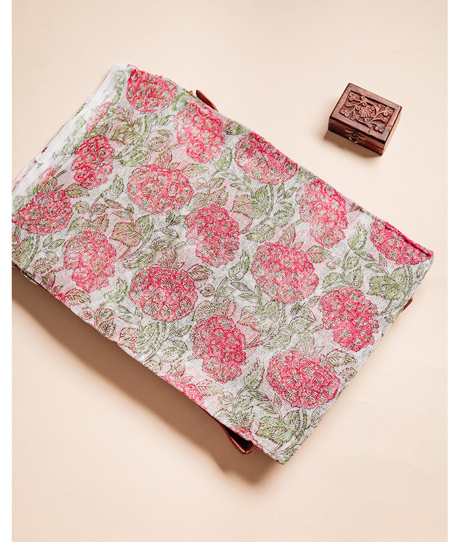 PURE KOTA HANDBLOCK PRINTED FABRIC