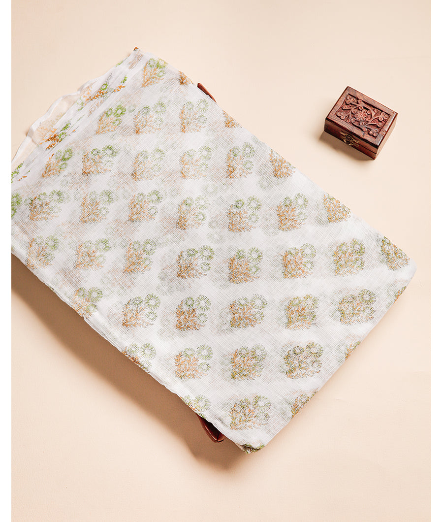 PURE KOTA HANDBLOCK PRINTED FABRIC