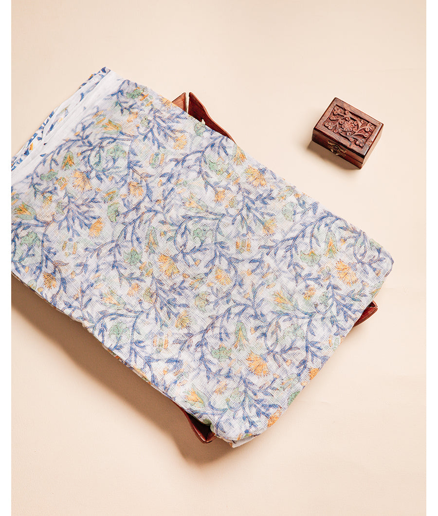 PURE KOTA HANDBLOCK PRINTED FABRIC